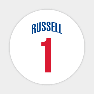 DeAngelo Russell Jersey Poster Magnet